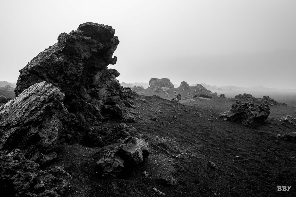 Lave volcan,  Paysage